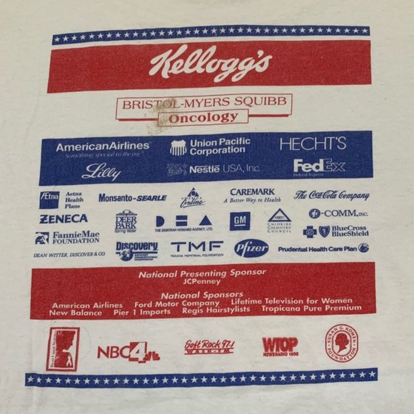 Vintage 1996 Washington DC Race Single Stitch Tee Running 90s American F… - Picture 9 of 16